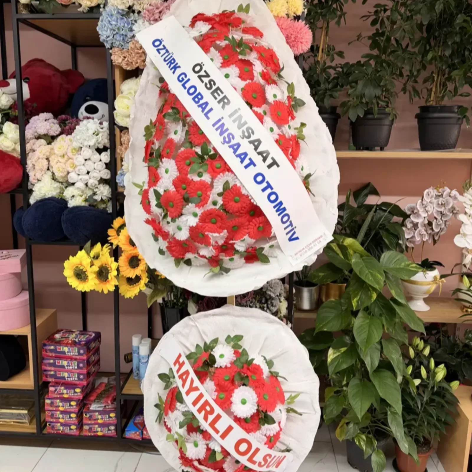 Çift Katlı Yapay Çelenk